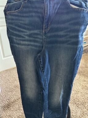 Dark Blue Stretch Denim Jeans